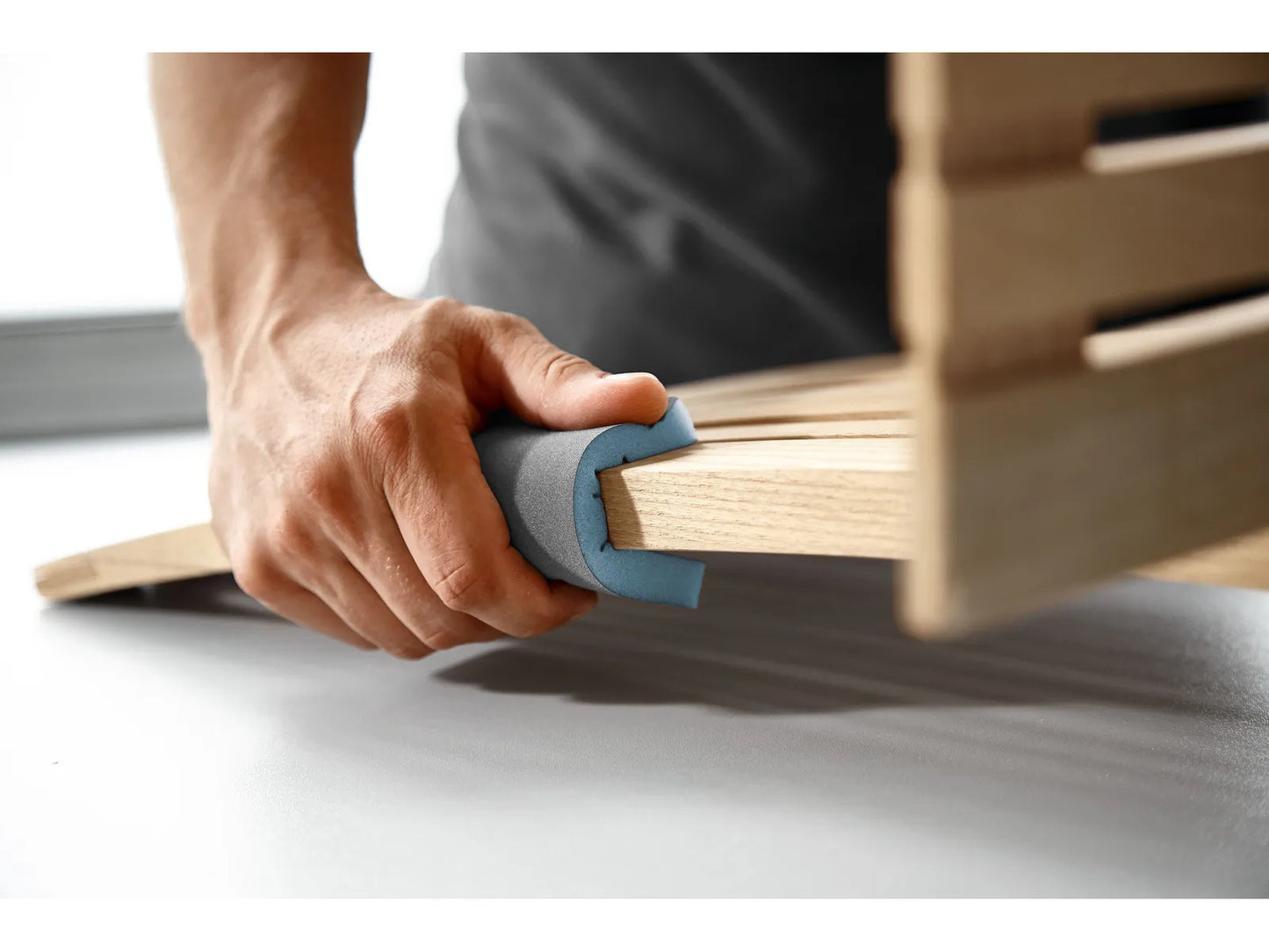 Handschleifschwamm 98x120x13 120 GR/6 Stück Granat