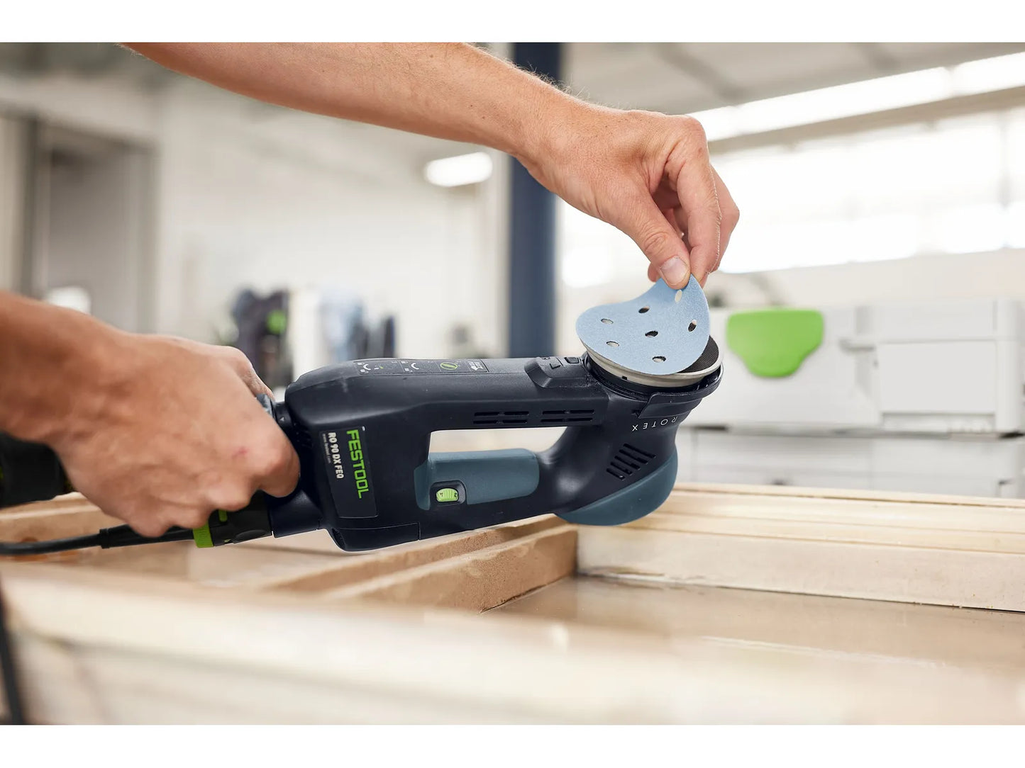 Schleifpapier Festool Granat; 90 mm; P60/80/120/180; 160 Stück