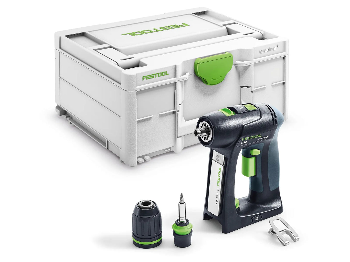Bohrschrauber Festool C 18 HPC 4.0 I-Plus; 18 V; 2x4,0 Ah Akku