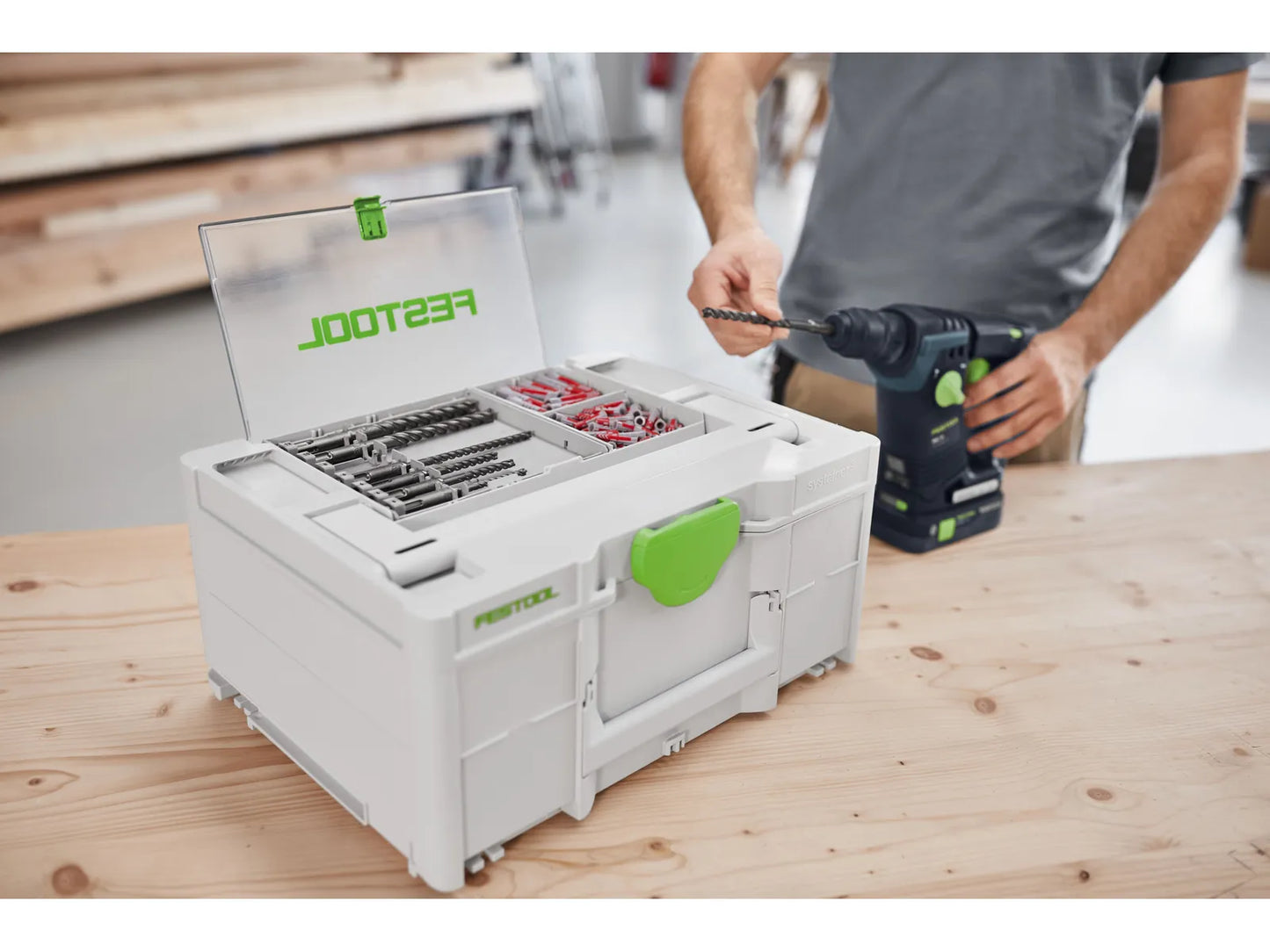 SDS-Plus-Bohrerset für Bohrhammer Festool BKS SYS3 D5-12 SDS