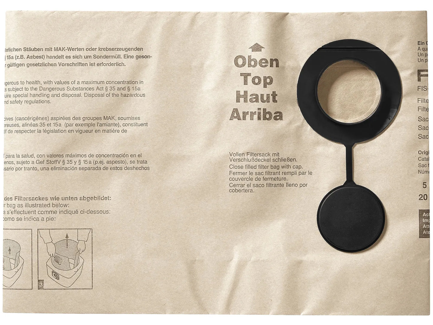 Filterbeutel Festool FIS-SR 150; 5 Stück