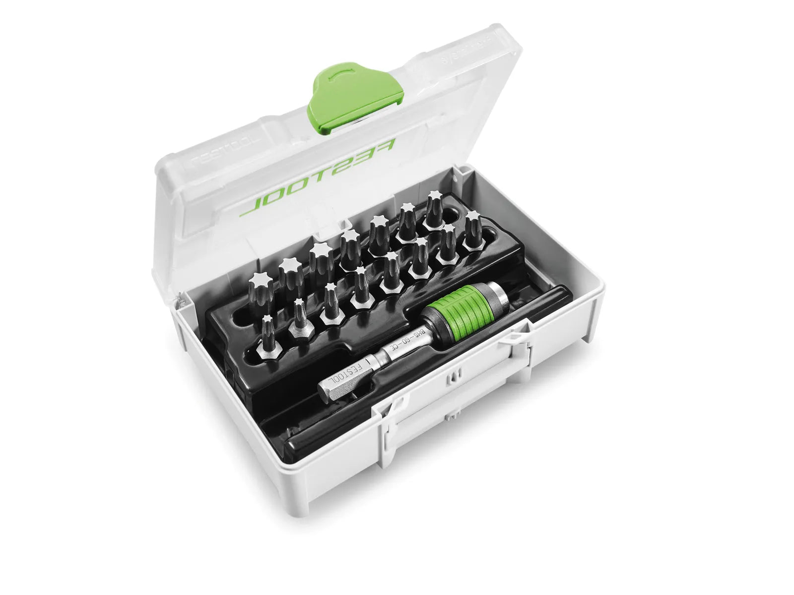 Screwdriver Bit Accessory Set Festool SYS3 XXS CE-TX BHS 60; 18 units