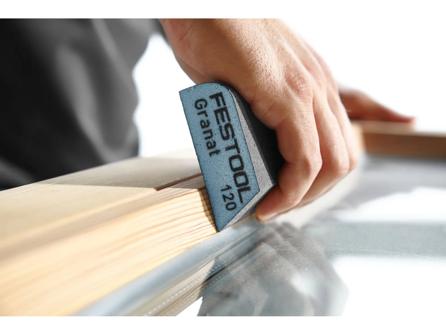 Handschleifklotz 69x98x26 120 CO GR/6 Einheiten Granat