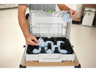 Schleifpapier Festool Granat; 90 mm; P60/80/120/180; 160 Stück