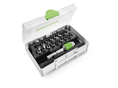 Schrauberbit-Set Festool SYS3 XXS CE-MX BHS 60; 15-tlg. + Halter