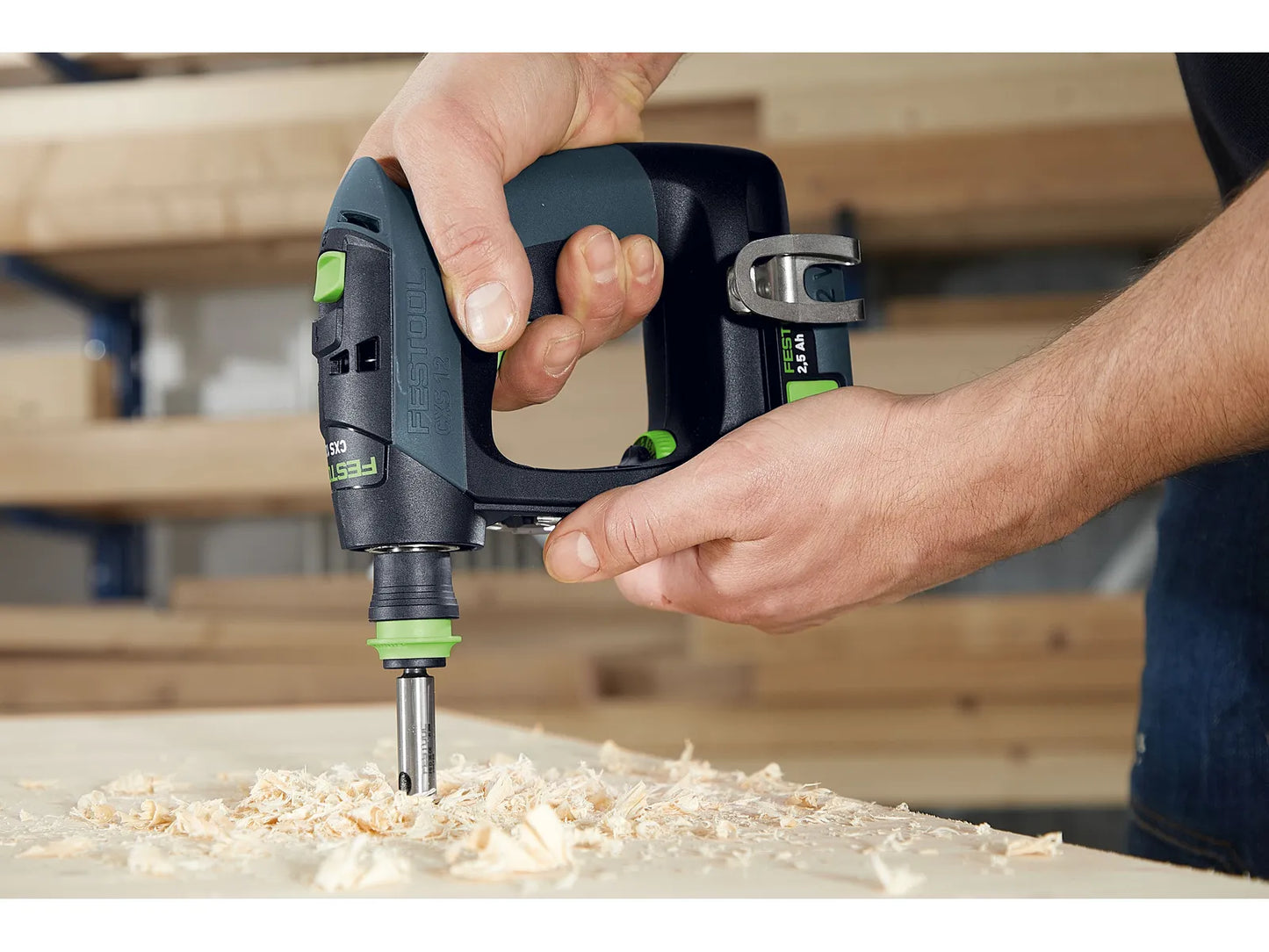Bohrschrauber Festool CXS 12 2.5-Set 10,8 V; 2x2,5 Ah Akku.