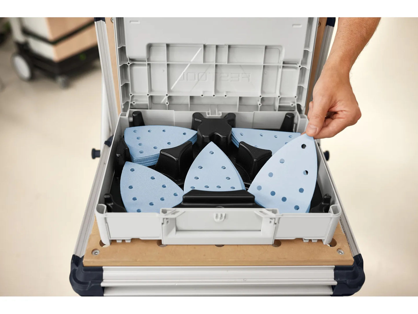 Schleifpapier Festool Granat; 100x150 mm; P60/80/120/180/220; 100 Stück