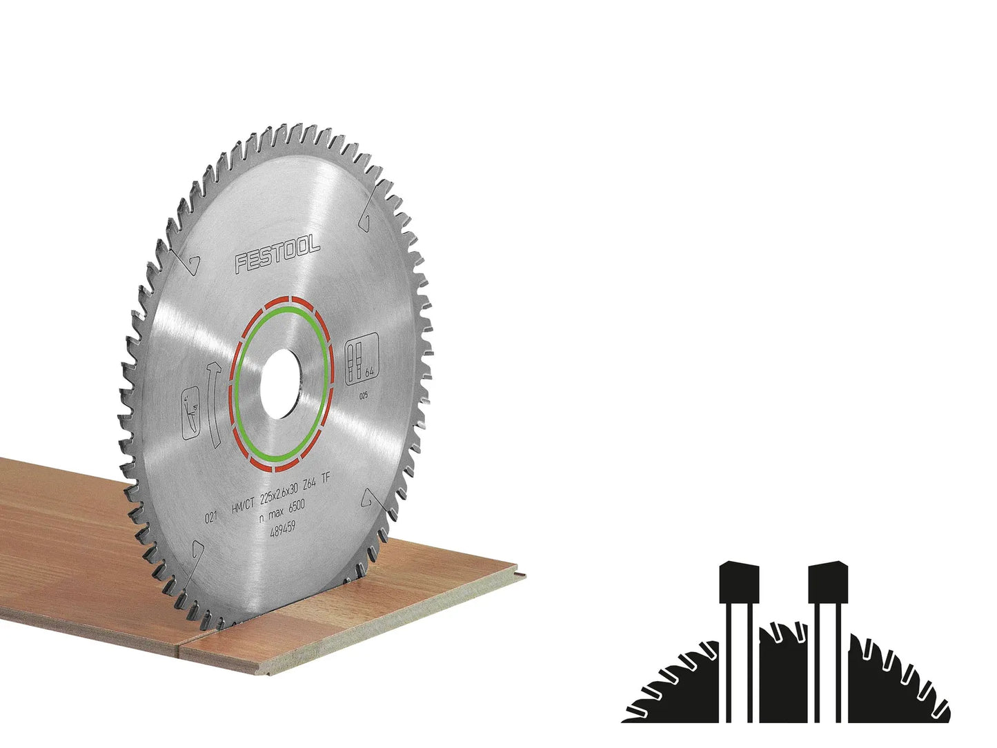 Sawing disc for laminate Festool; 260x2.5x30.0 mm; Z64; -5°