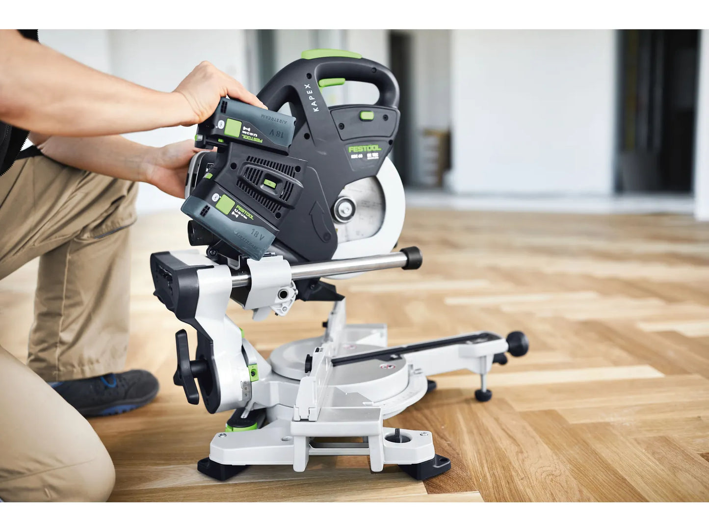 Compound mitre saw Festool KSC 60 EB-Basic KAPEX; 2x18 V (without battery and charger)