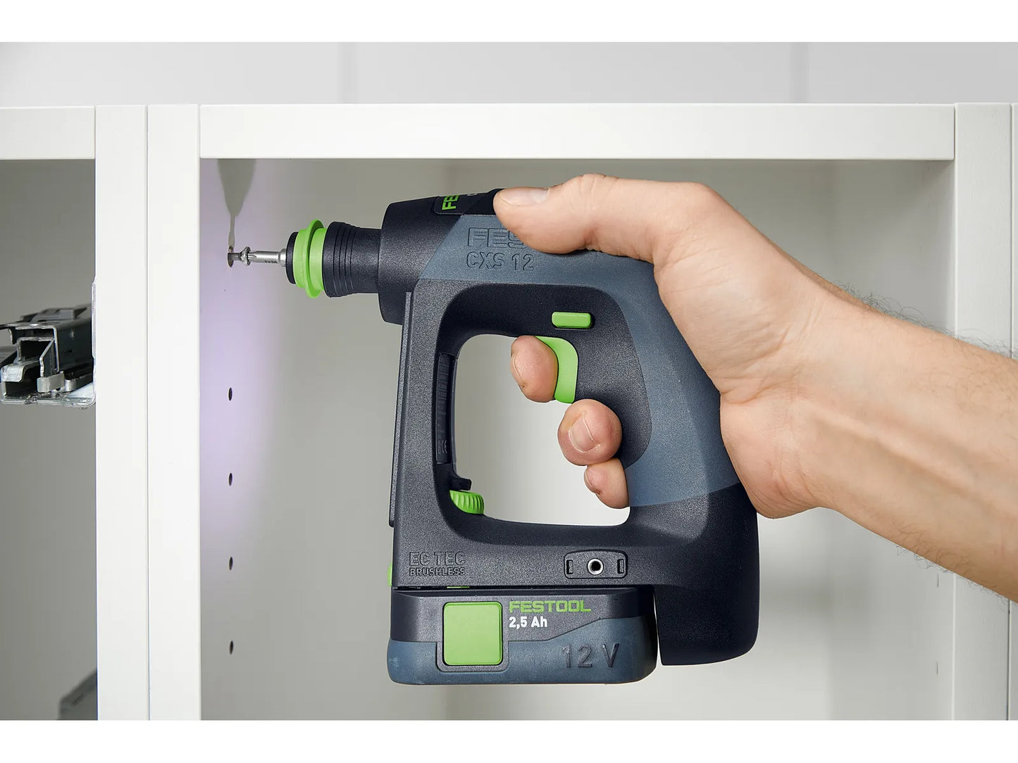 Bohrschrauber Festool CXS 12 2,5-Plus 10,8 V; 2x2,5 Ah Akku.